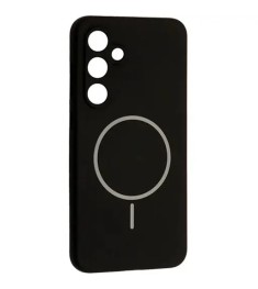 Чохол Silicone Case MagSafe Samsung Galaxy S25 (Чорний)