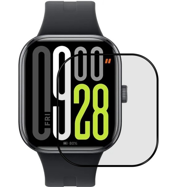5d Xiaomi Redmi Watch 5 Чорне захисне скло
