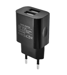 СЗУ-адаптер Profit 2USB 2A + кабель Lightning (Черный) (Уценка) (2 Категория)