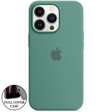 Силіконовий оригінальний чохол Apple iPhone 13 Pro (55) темно-зелений