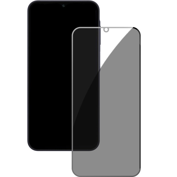 Захисне скло 5D Privacy 2.0 HD Samsung Galaxy A15  /  A25  /  A24  /  M34  /  M15 Чорне