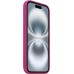 Силіконовий чохол з MagSafe для Apple iPhone 16 (Фуксія) (Оригінал)