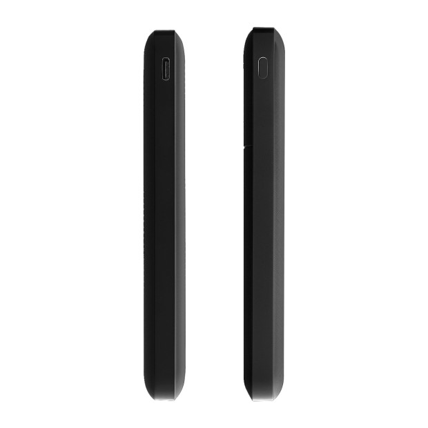 Внешний аккумулятор PowerBank S-link Light 10000mAh 2USB + 10LED (Black)