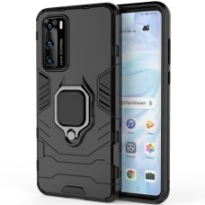 Броньований чохол Ring Armor Case для Huawei P40 (Чорний)