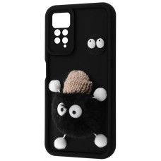 Чехол Pretty Things Case Xiaomi Redmi Note 11 4G / Redmi Note 11S (Black/Fluffy Black)