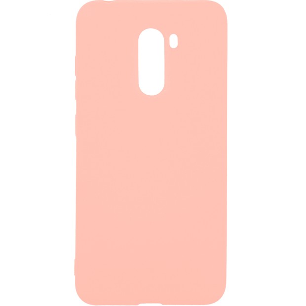 Силіконовий чохол iNavi Color для Xiaomi Pocophone F1 (рожевий)