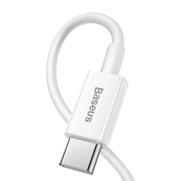 USB-кабель Baseus Superior PD 20W (1.5м) (Type-C на Lightning) (Білий) CATLYS-B02