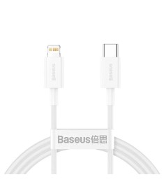USB-кабель Baseus Superior PD 20W (1.5м) (Type-C на Lightning) (Білий) CATLYS-B0..