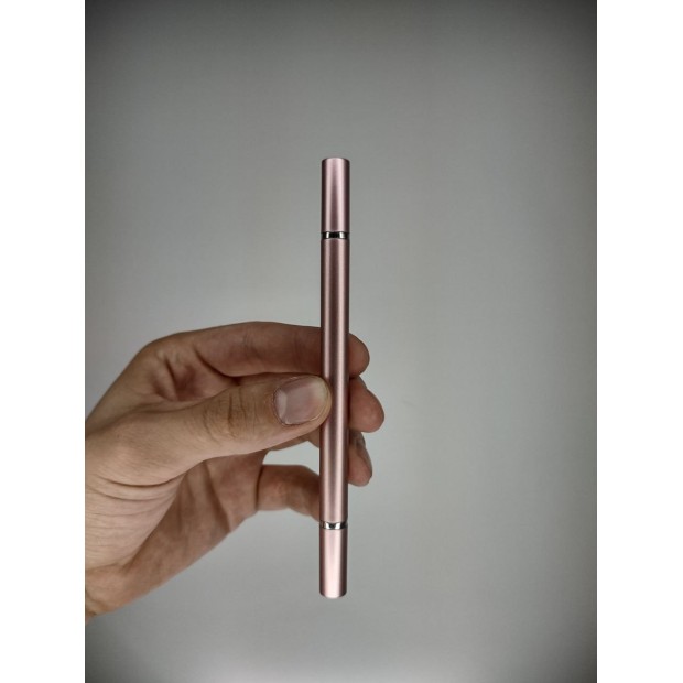 Ручка-стилус двусторонняя (Розовое золото)