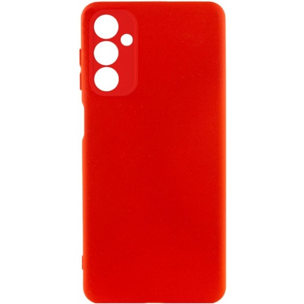 Силікон Original Samsung Galaxy M35 (ShutCam) (Червоний) (Уцінка) (Категорія 1)