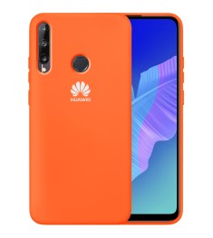 Силикон Original 360 Case Logo Huawei P40 Lite E (Оранжевый)