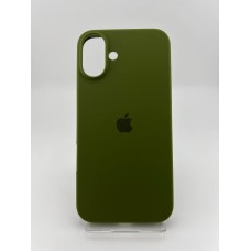 Силикон Original Round Case Apple iPhone 16 Plus (46) Deep Green