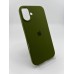 Силіконовий оригінальний чохол для Apple iPhone 16 Plus (46) Глибокий Зелений
