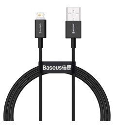 USB-кабель Baseus Superior 2.4A (1m) (Lightning) (Чёрный) CALYS-A01