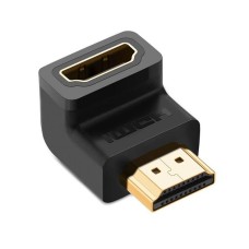 Переходник UGREEN HD112 Angled Down HDMI (M) - HDMI (F) (Black) (20109)