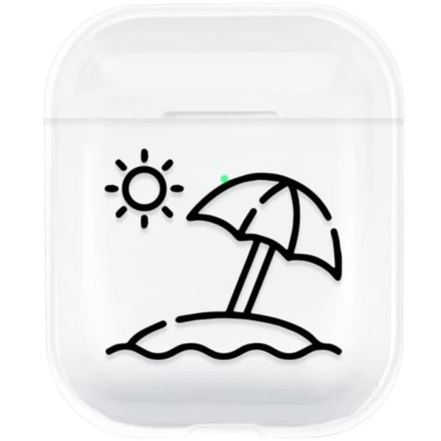 Футляр для навушників Clear Case Apple AirPods (Beath)