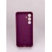 Чохол Silicone Case with MagSafe Samsung Galaxy S25 FE (Бордовий)