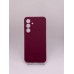 Чохол Silicone Case with MagSafe Samsung Galaxy S25 FE (Бордовий)