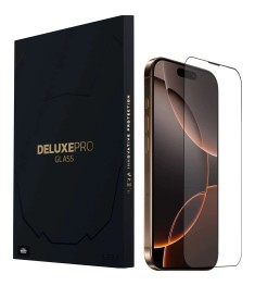 Захисне скло iLera DeLuxe Original Apple iPhone 16 Pro (Чорне) iLFCDL16PR