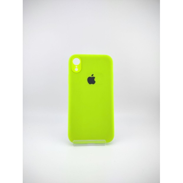Силіконовий оригінальний чохол RoundCam для Apple iPhone XR (27) Grass Green