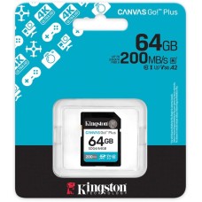 Карта памяти Kingston Canvas Go! Plus SDXC 64GB (Class 10) (A2) (SDCG4)