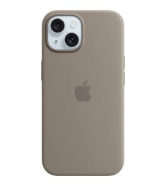 Чехол Silicone Case with MagSafe Apple iPhone 15 (Clay) (Original)