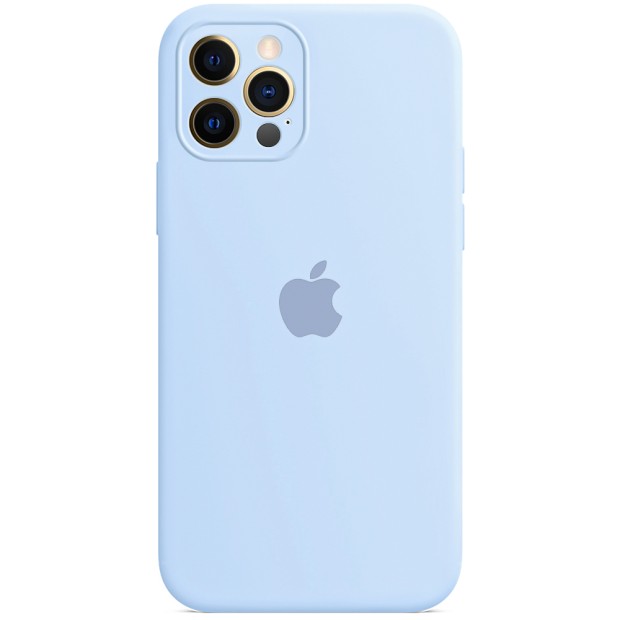 Силіконовий чохол Original RoundCam для Apple iPhone 12 Pro Max (15) Ліловий