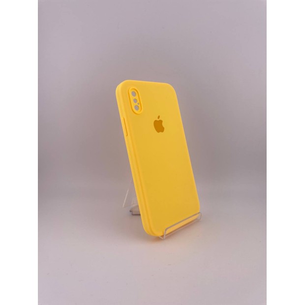 Чохол для iPhone X  /  XS з оригінальним квадратним і круглим дизайном, силіконовий, модель 