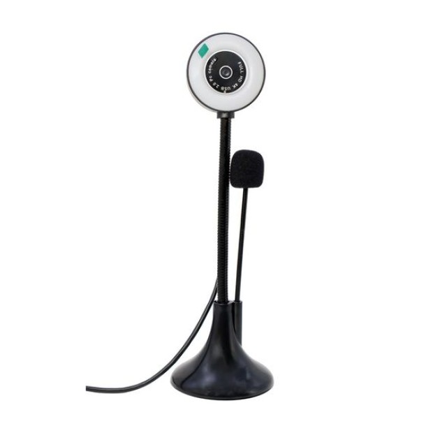 Веб-камера B10 4K з автофокусом і підсвіткою (Чорний)