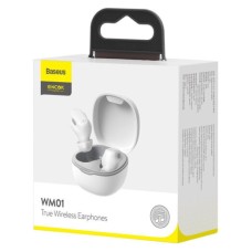 Беспроводные наушники-гарнитура вакуумные Baseus Bowie Encok WM01 (White) NGTW370002
