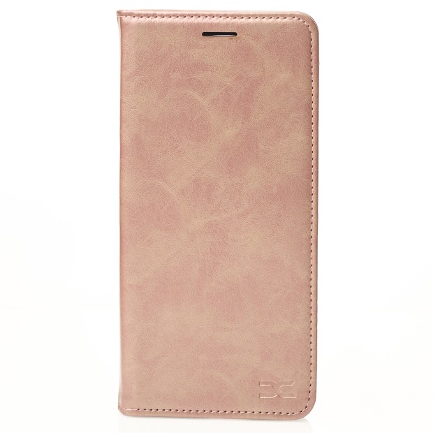 Leather Elegant Book Cover Case for Xiaomi Redmi Note 14 Pro Plus 5G (Bronze)