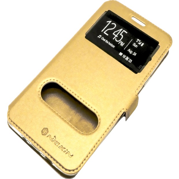 Чехол-книжка Nillkin Window Meizu M3 Mini / Meizu M3s Mini (золотой)