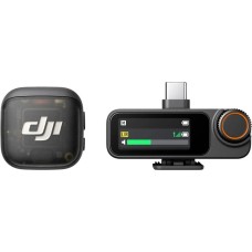 Беспроводной микрофон петличный DJI Mic 3 1TX + 1RX (Чёрный)