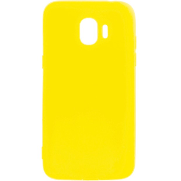 Силикон iNavi Color Samsung Galaxy J2 (2018) J250 (желтый)