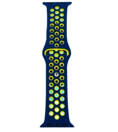 Ремінець Nike для Apple Watch 38  /  40 мм (Фіолетово-жовтий)