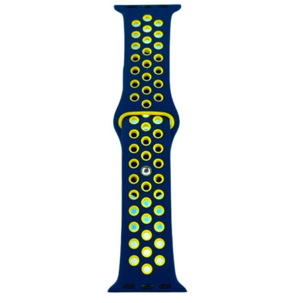 Ремінець Nike для Apple Watch 38  /  40 мм (Фіолетово-жовтий)