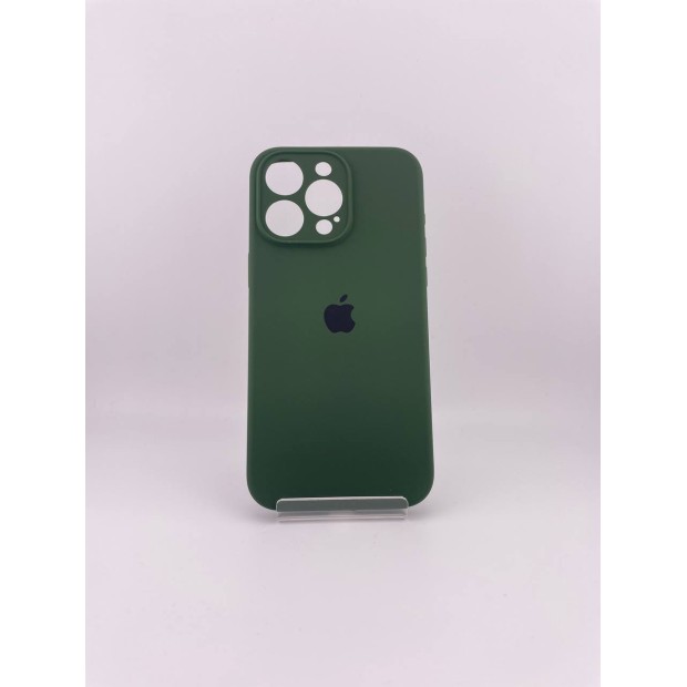 Силикон Original RoundCam Case Apple iPhone 15 Pro Max (73) Forest Green