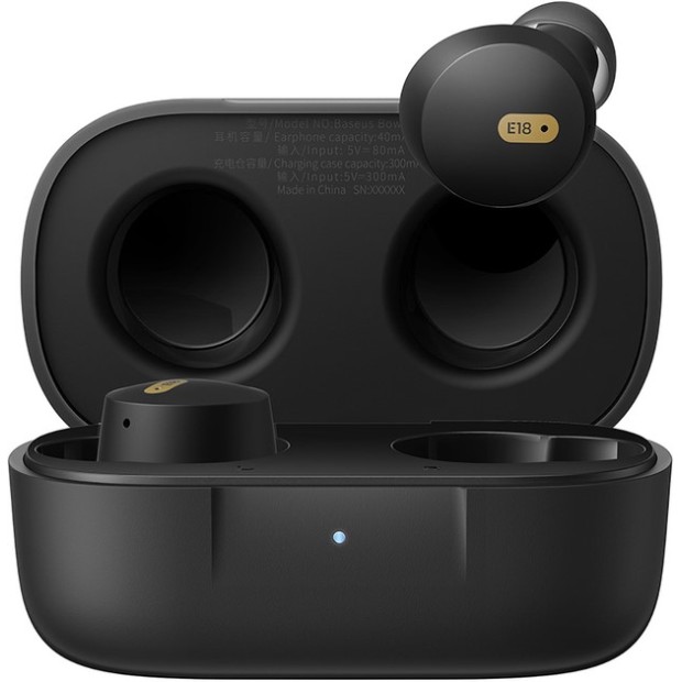 Беспроводные наушники-гарнитура вакуумные Baseus Bowie E18 TWS (Black)