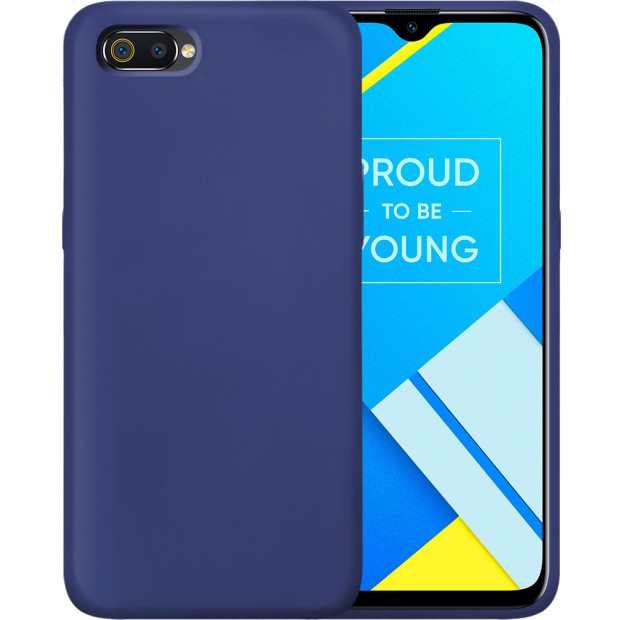 Силіконовий оригінальний чохол Realme C2  /  A1R (синій)