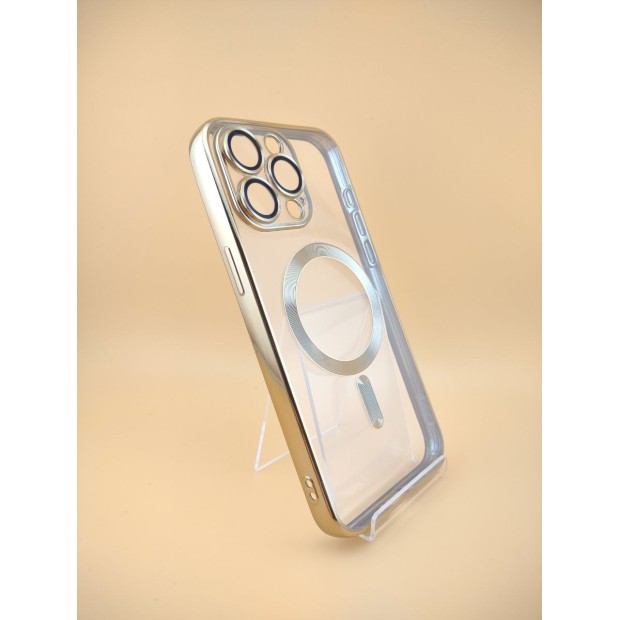 Чохол UMKU Shining з MagSafe для Apple iPhone 15 Pro Max (Золотий)