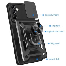 Бронь-чехол Ring Serge Armor Case Samsung Galaxy S25 (ShutCam) (Чёрный)
