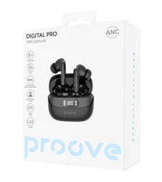 Бездротові вакуумні навушники-гарнітура Proove Intro Pro ANC (App) (Чорний) TWYN..