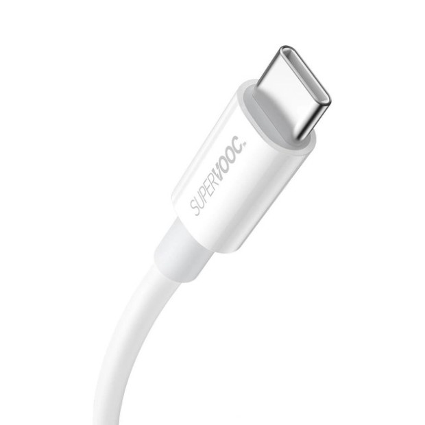 USB-кабель Baseus Superior (SUPERVOOC) 65W (1м) (Type-C) (Білий) CAYS000902