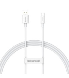 USB-кабель Baseus Superior (SUPERVOOC) 65W (1m) (Type-C) (Белый) CAYS000902