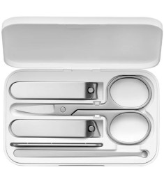 Манікюрний набір Xiaomi MIjia Splash-Proof Nail Clippers Set Version 5 in 1 (Срі..