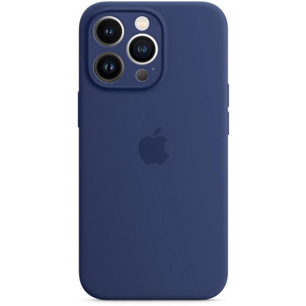 Силіконовий чохол Original RoundCam для Apple iPhone 13 Pro Max (32) в кольорі Deep Navy.
