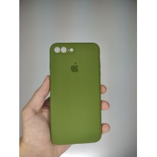 Силіконовий чохол Original RoundCam для Apple iPhone 7 Plus  /  8 Plus (46) Глибокий зелений