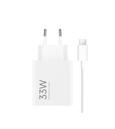 СЗУ-адаптер Xiaomi Power Adapter Suit 33W (1USB) + кабель Type-C (Белый)