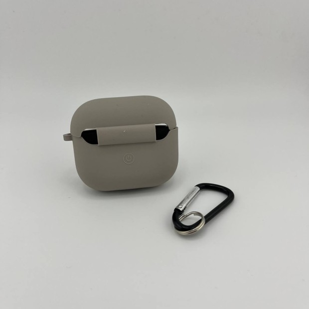 Чохол для навушників Full Silicone Case with Microfiber Apple AirPods 3 (16) Stone