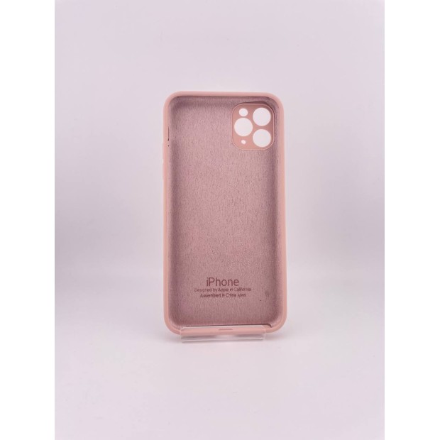 Чохол для iPhone 11 Pro Max Універсальний Original Square RoundCam, силікон, рожевий пісок (08)